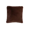 Coussin Mignon En Polyester Marron