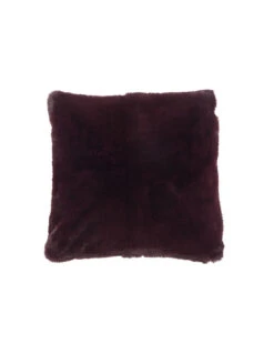 Coussin Mignon En Polyester Rouge Foncé
