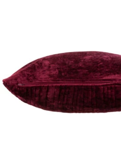 Coussin Ondulé Carré En Viscose Violet -Magasin De Meubles De Qualité coussin ondule carre en viscose violet 2