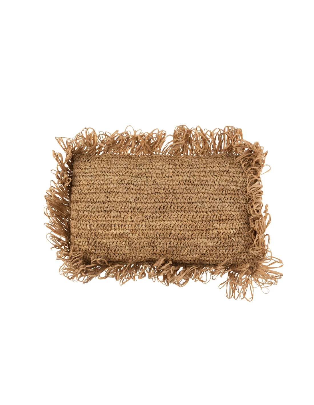 Coussin Rectangle En Raphia Naturel 1 Coussin Rectangle En Raphia Naturel