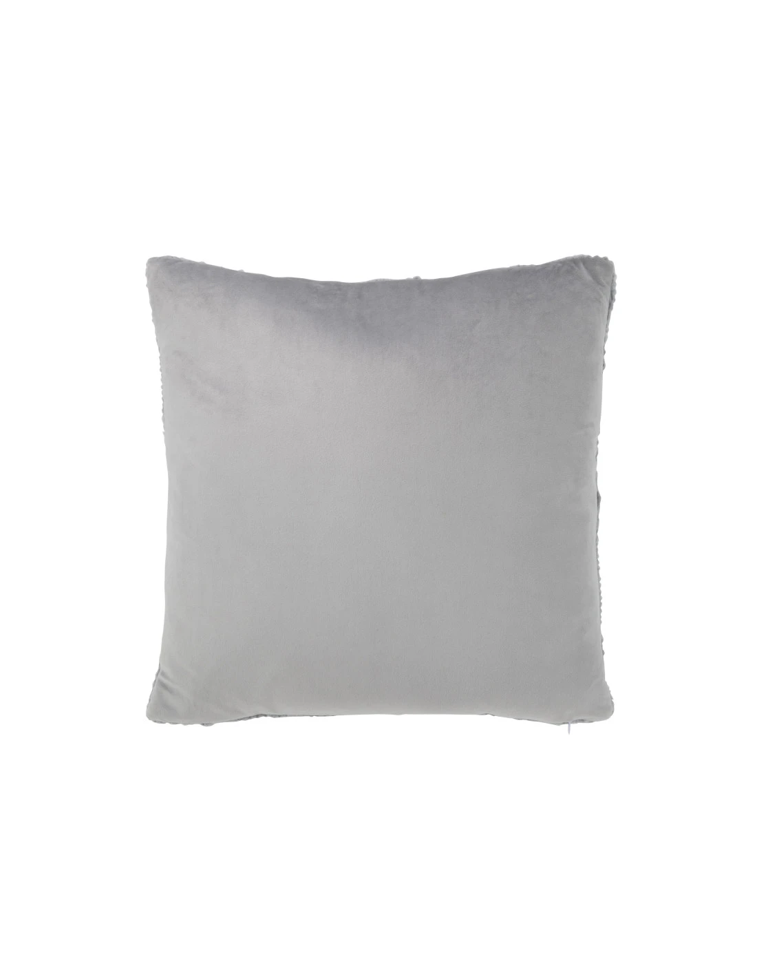 Coussin Torsadé En Polyester Gris 2 Coussin Torsadé En Polyester Gris – Image 2