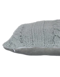 Coussin Torsadé En Polyester Gris 5 Coussin Torsadé En Polyester Gris -Magasin De Meubles De Qualité coussin torsade en polyester gris 2