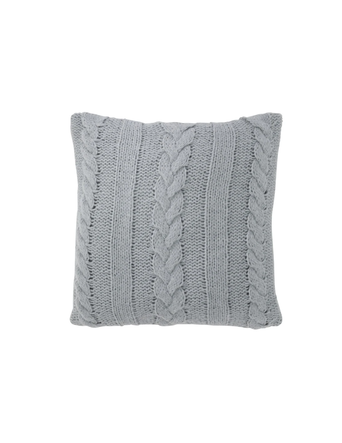 Coussin Torsadé En Polyester Gris 1 Coussin Torsadé En Polyester Gris