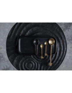 Cuillère à Salade Palmier - Or -Magasin De Meubles De Qualité cuillere a salade palmier or 5