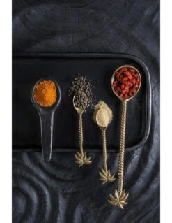 Cuillère à Salade Palmier - Or -Magasin De Meubles De Qualité cuillere a salade palmier or 6