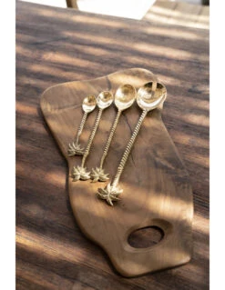 Cuillère à Thé Palmier - Or -Magasin De Meubles De Qualité cuillere a the palmier or 4