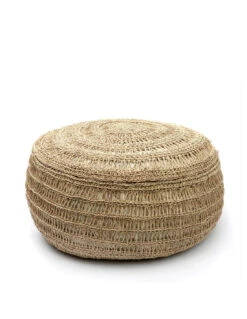 De Seagrass Poef - Rond - 60 Se Traduit En Français Par "Pouf En Herbe Marine - Rond - 60".