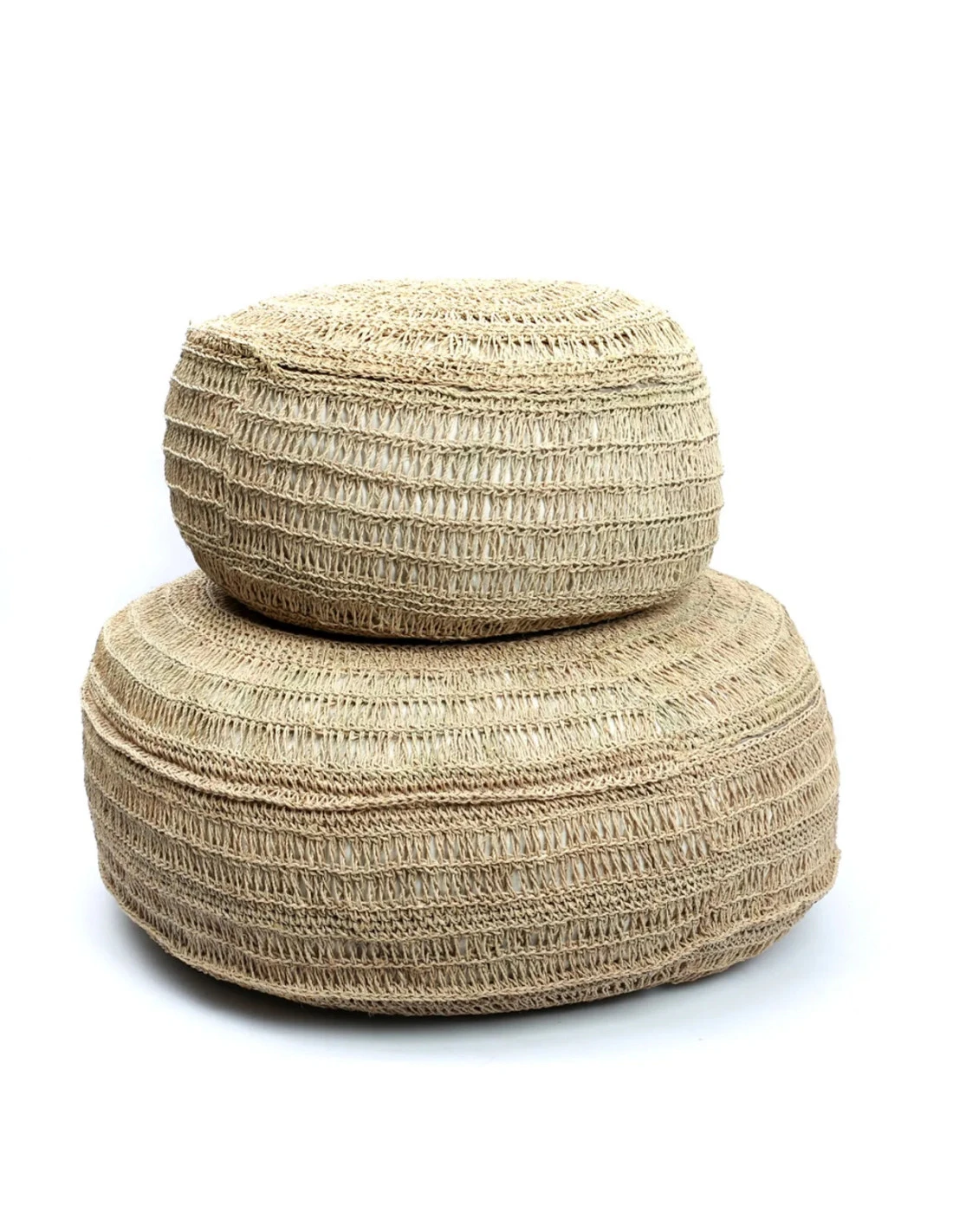 De Seagrass Poef - Rond - 60 Se Traduit En Français Par "Pouf En Herbe Marine - Rond - 60". 5 De Seagrass Poef - Rond - 60 Se Traduit En Français Par "Pouf En Herbe Marine - Rond - 60". – Image 5