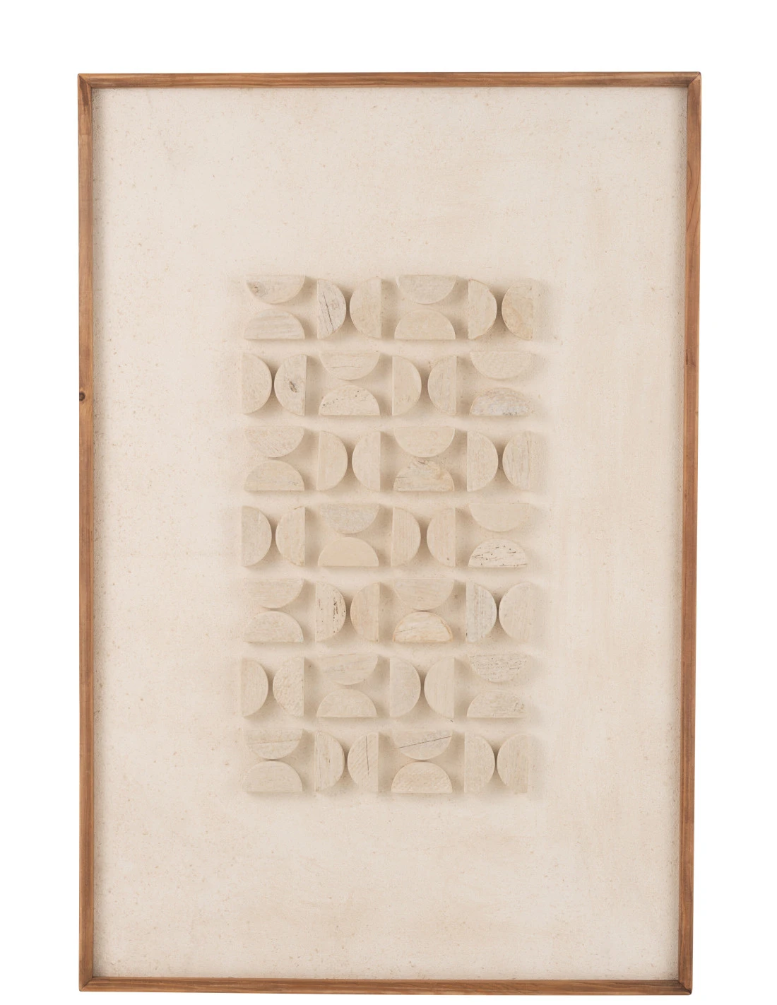 Décoration Murale En Bois De Pin/canvas Blanc Josh 1 Décoration Murale En Bois De Pin/canvas Blanc Josh