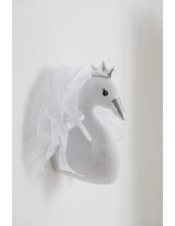 Décoration Murale En Peluche Cygne Blanc/argent -Magasin De Meubles De Qualité decoration murale en peluche cygne blancargentj line 2