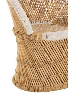 Dossier De Chaise En Bambou Naturel/blanc Enfant -Magasin De Meubles De Qualité dossier de chaise en bambou naturelblanc enfant 4