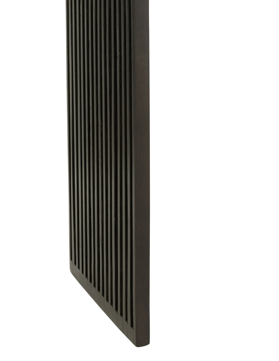 Ensemble De 2 Consoles Avec étagère En Teck Recyclé Noir 4 Ensemble De 2 Consoles Avec étagère En Teck Recyclé Noir – Image 4