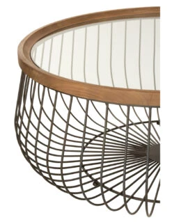 Ensemble De 2 Tables Basses Rondes En Métal/verre Noir -Magasin De Meubles De Qualité ensemble de 2 tables basses rondes en metalverre noirj linej line 3