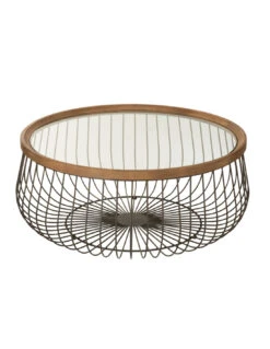 Ensemble De 2 Tables Basses Rondes En Métal/verre Noir -Magasin De Meubles De Qualité ensemble de 2 tables basses rondes en metalverre noirj linej line 4