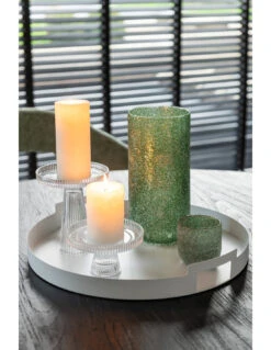 Ensemble De 3 Plateaux Ronds En Métal Blanc -Magasin De Meubles De Qualité ensemble de 3 plateaux ronds en metal blancj line 2