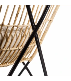 Fauteuil Argentina Fibre Naturelle Avec Coussin -Magasin De Meubles De Qualité fauteuil argentina fibre naturelle avec coussin 5