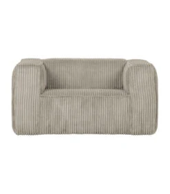 Fauteuil Bean Côtelé Naturel