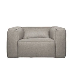 Fauteuil Bean Tissu Gris Clair