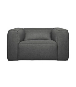 Fauteuil Bean Tissu Gris Moyen