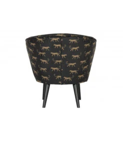 Fauteuil Bo Velours Panthère -Magasin De Meubles De Qualité fauteuil bo velours panthere 3