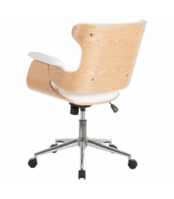 Fauteuil De Bureau Hestia Blanc -Magasin De Meubles De Qualité fauteuil de bureau hestia blanc 3