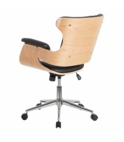 Fauteuil De Bureau Hestia Noir -Magasin De Meubles De Qualité fauteuil de bureau hestia noir 3