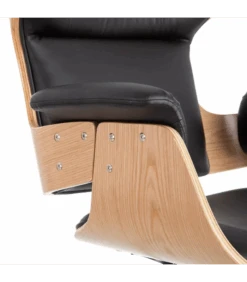 Fauteuil De Bureau Hestia Noir -Magasin De Meubles De Qualité fauteuil de bureau hestia noir 6