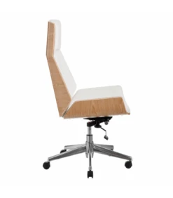 Fauteuil De Bureau Ouranos Blanc -Magasin De Meubles De Qualité fauteuil de bureau ouranos blanc 3