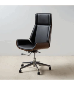 Fauteuil De Bureau Ouranos Noir -Magasin De Meubles De Qualité fauteuil de bureau ouranos noir 2