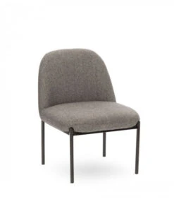 Fauteuil Derby Chevron Gris