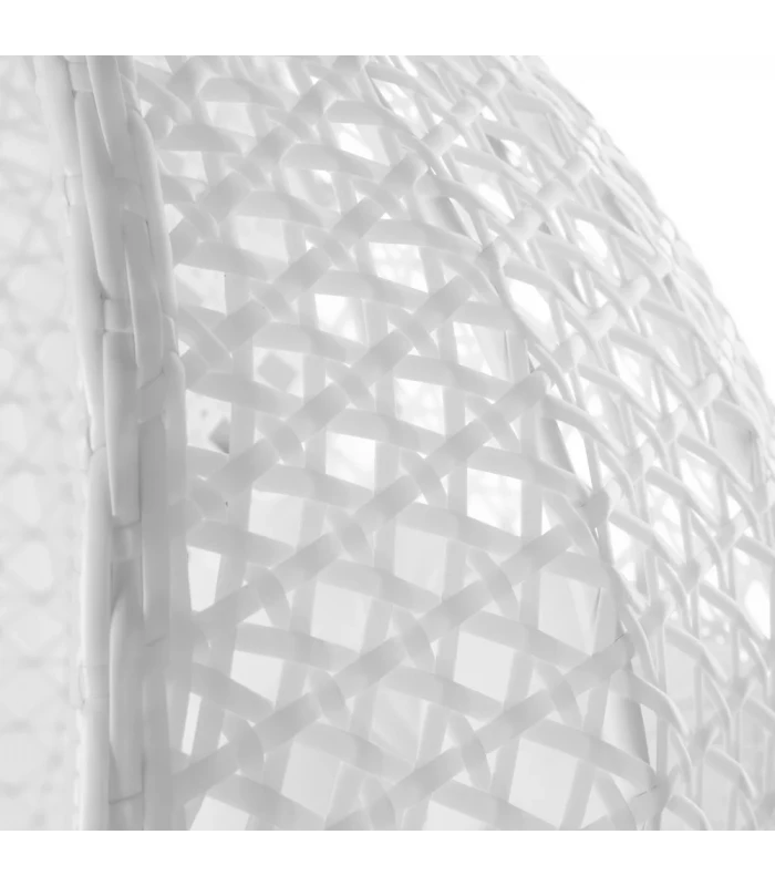 Fauteuil Dido Oeuf Suspendu Blanc + Support - Outdoor 4 Fauteuil Dido Oeuf Suspendu Blanc + Support - Outdoor – Image 4