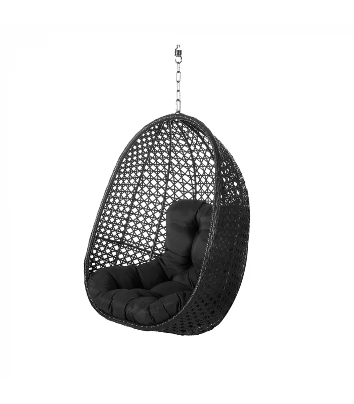 Fauteuil Dido Oeuf Suspendu Noir - Outdoor 2 Fauteuil Dido Oeuf Suspendu Noir - Outdoor – Image 2