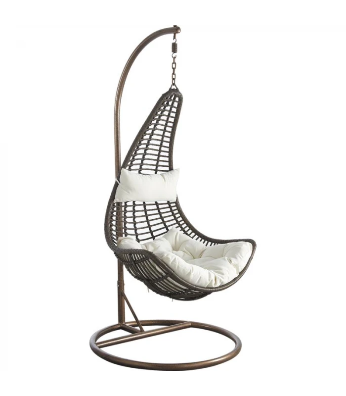 Fauteuil Dido Suspendu + Support Taupe - Outdoor 1 Fauteuil Dido Suspendu + Support Taupe - Outdoor