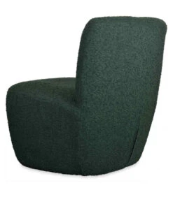 Fauteuil Eve Tissu Bouclette Vert Foncé -Magasin De Meubles De Qualité fauteuil eve tissu bouclette vert fonce 3