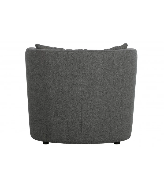 Fauteuil Explore Tissu Bouclé Gris Acier 4 Fauteuil Explore Tissu Bouclé Gris Acier – Image 4
