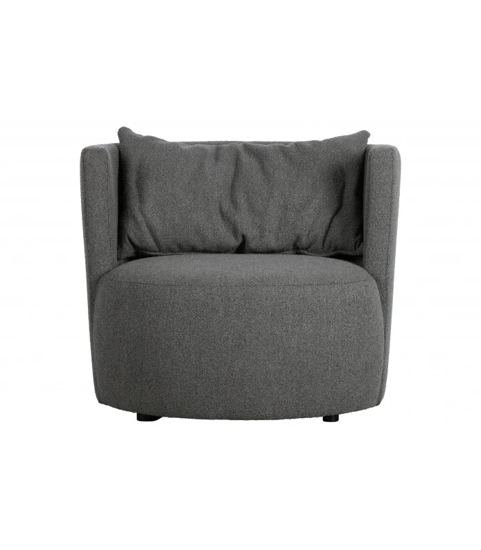 Fauteuil Explore Tissu Bouclé Gris Acier 1 Fauteuil Explore Tissu Bouclé Gris Acier