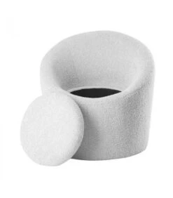 Fauteuil Gron Blanc -Magasin De Meubles De Qualité fauteuil gron blanc 3