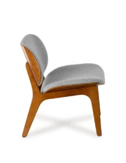 Fauteuil Kuji Gris Clair Structure Bois 6 Fauteuil Kuji Gris Clair Structure Bois -Magasin De Meubles De Qualité fauteuil kuji gris clair structure bois 2