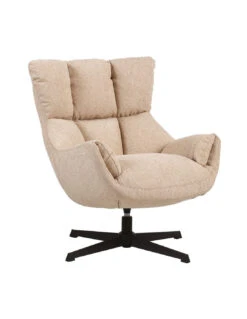 Fauteuil Léon Pivotant Naturel