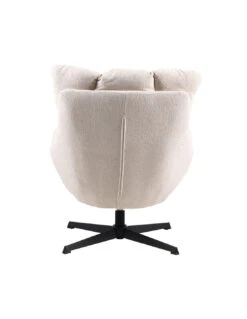 Fauteuil Léon Pivotant Sable -Magasin De Meubles De Qualité fauteuil leon pivotant sable 3