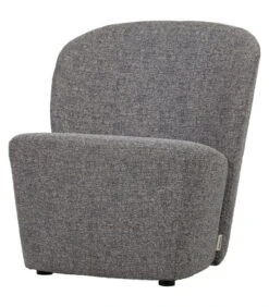 Fauteuil Love Tissu Mix Gris 100% Pes