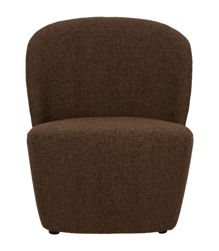 Fauteuil Love Tissu Mix Marron 100% Pes 2 Fauteuil Love Tissu Mix Marron 100% Pes – Image 2