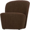 Fauteuil Love Tissu Mix Marron 100% Pes