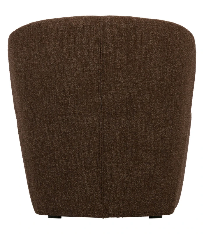 Fauteuil Love Tissu Mix Marron 100% Pes 3 Fauteuil Love Tissu Mix Marron 100% Pes – Image 3