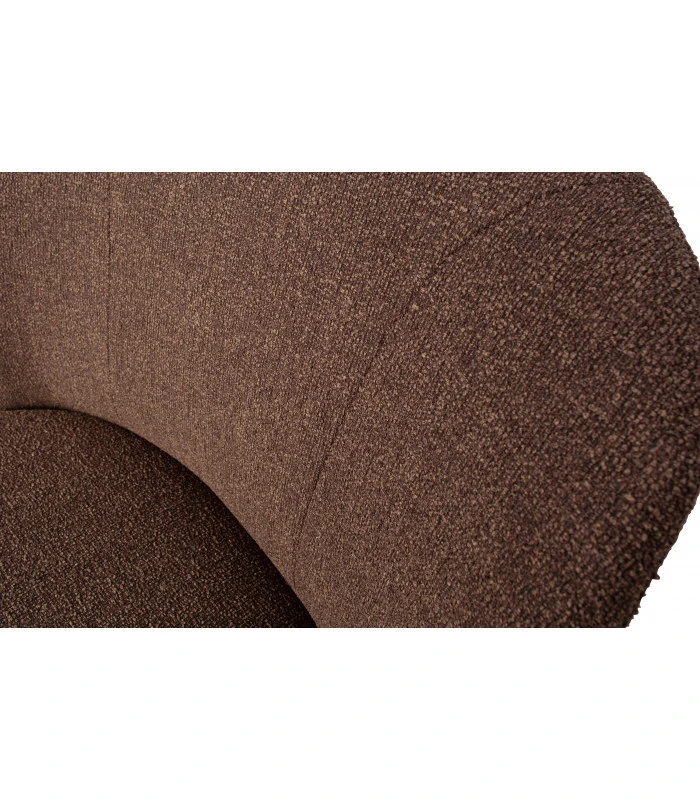 Fauteuil Love Tissu Mix Marron 100% Pes 6 Fauteuil Love Tissu Mix Marron 100% Pes – Image 6