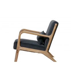 Fauteuil Mark Velours Anthracite -Magasin De Meubles De Qualité fauteuil mark velours anthracite 2