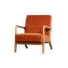 Fauteuil Mark Velours Orange