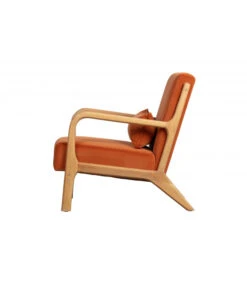 Fauteuil Mark Velours Orange -Magasin De Meubles De Qualité fauteuil mark velours melon 4