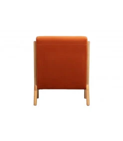 Fauteuil Mark Velours Orange -Magasin De Meubles De Qualité fauteuil mark velours melon 5
