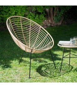 Fauteuil Panama - Structure Acier Noir 10 Fauteuil Panama - Structure Acier Noir -Magasin De Meubles De Qualité fauteuil panama structure acier noir 4